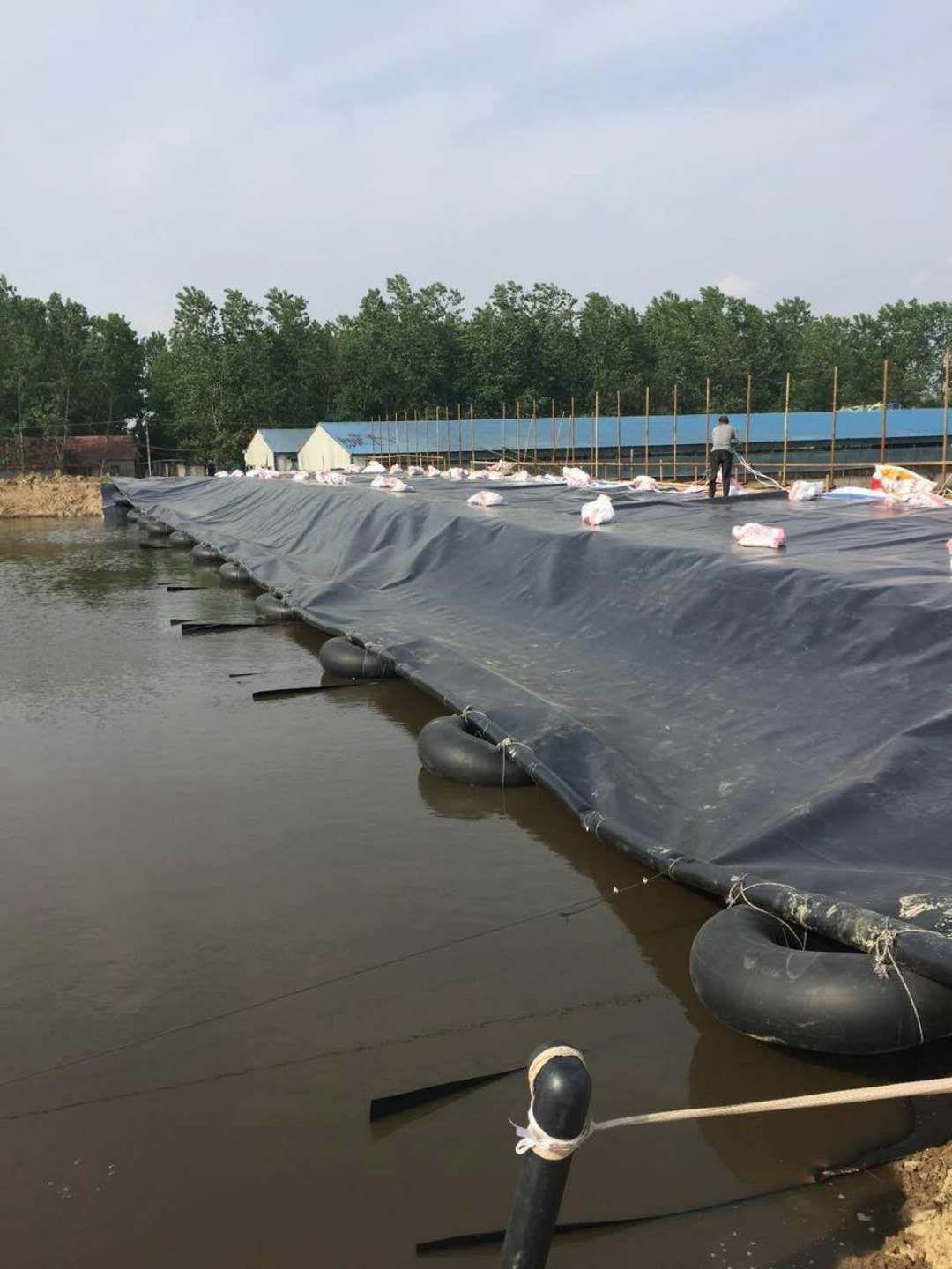 魚塘土工膜施工